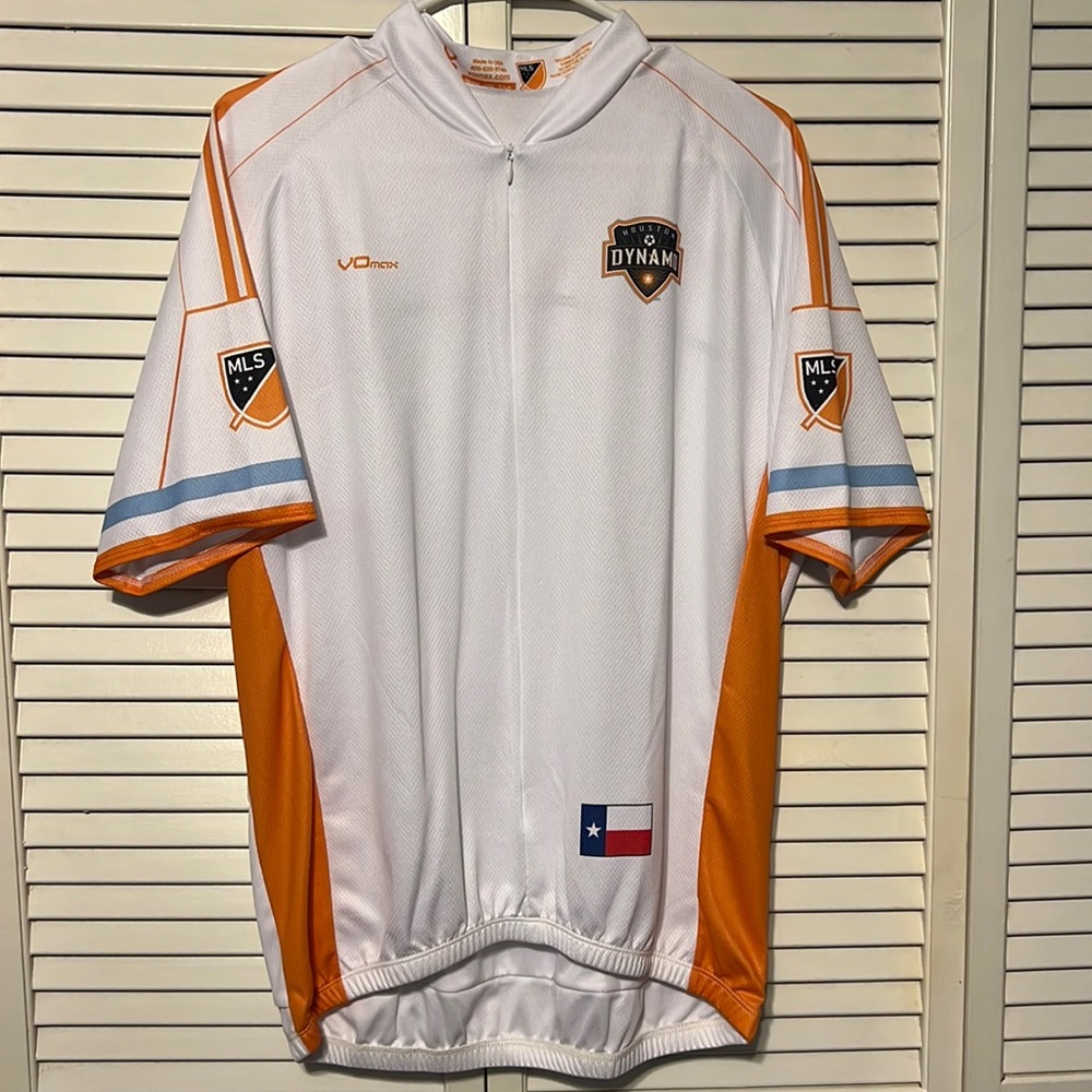 VOMAX Cycling Jersey Houston Dynamo with 3 pockets in the back Size 2XL